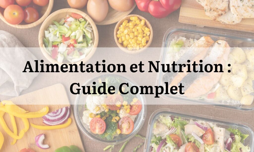 alimentation et nutrition