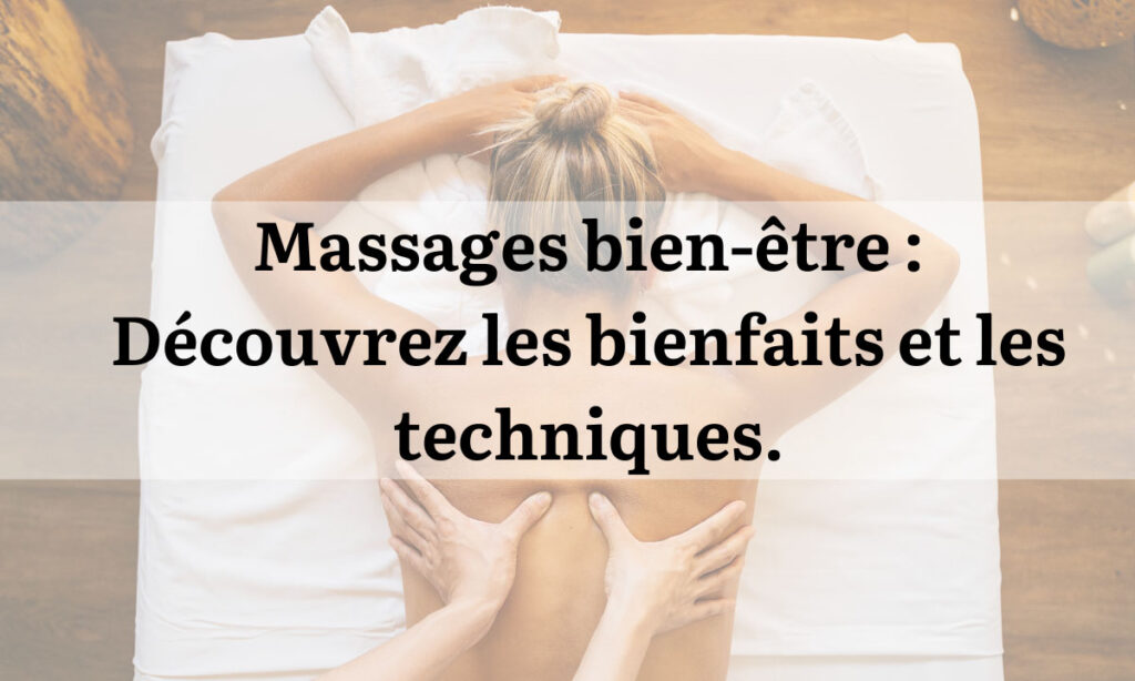 massage bien-être